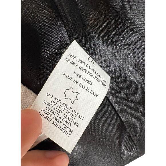 Understated Leather Mustang Bustier Top Western Cowboy Lamb Leather Cropped XS - Picture 9 of 9